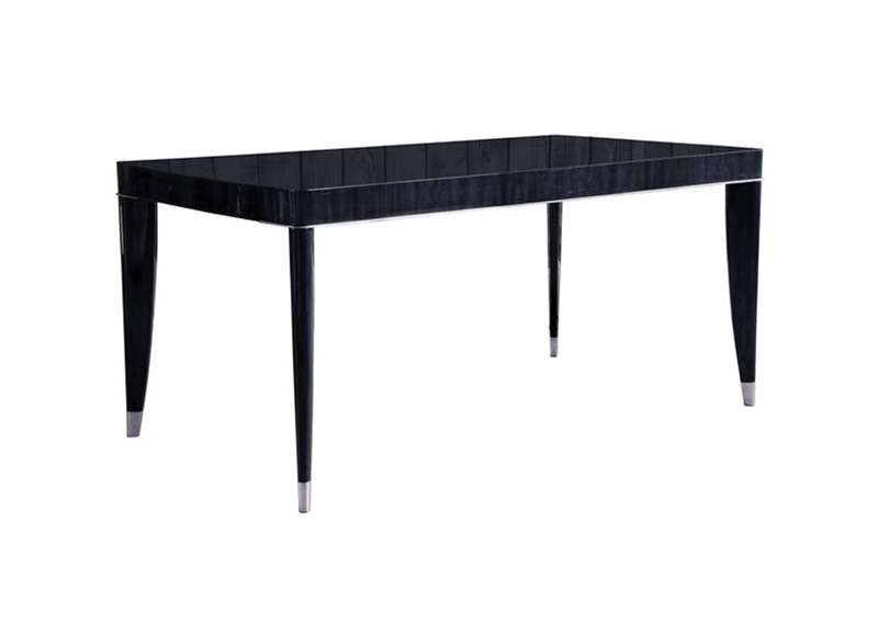 Tisch DeCoene 800x580 schwarz silber